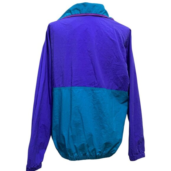 Columbia Vintage Colorblock Anorak Windbreaker Jacket Women Large - Picture 4 of 5